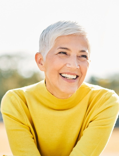 beautiful confident mature woman