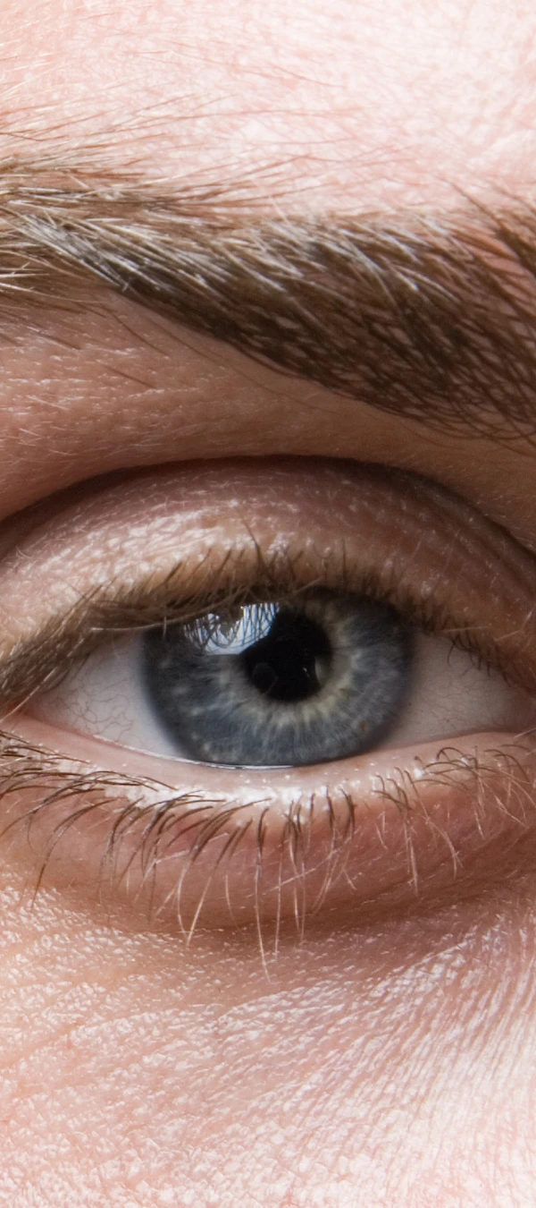 blue eye close up