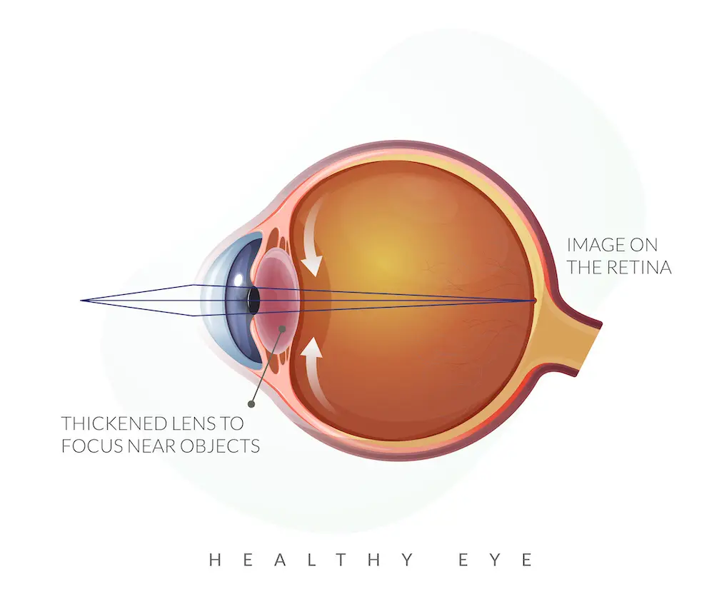 healthy eye illustration